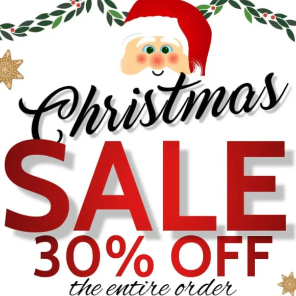 🔥Pre-Christmas Sale🔥30 % Off Entire order. (Excludes Purses and Handbags) - Picture 1 of 1